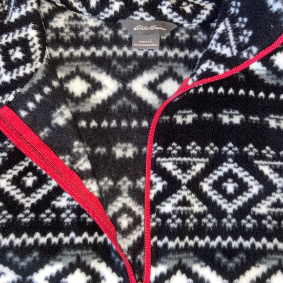 Eddie Bauer Womens Quarter Zip Fleece - Picture 2 of 2